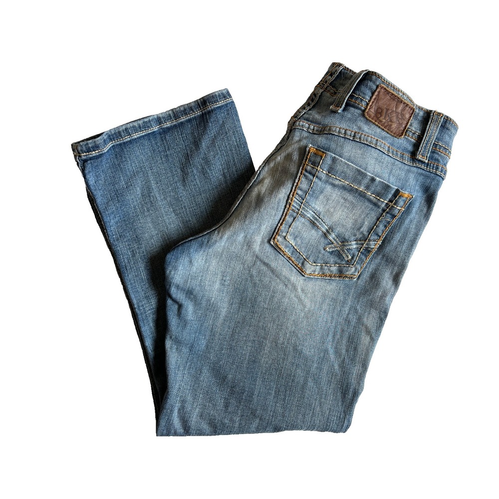 BKE Harper - Women's Distressed Stretch Denim Capri Crop Jeans - Size 27x23